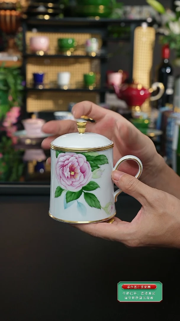 手工玫瑰盖杯，，，，，，，，，，