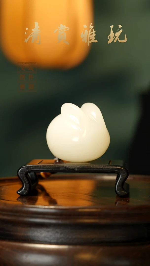 玉《前途似锦》手把件摆件