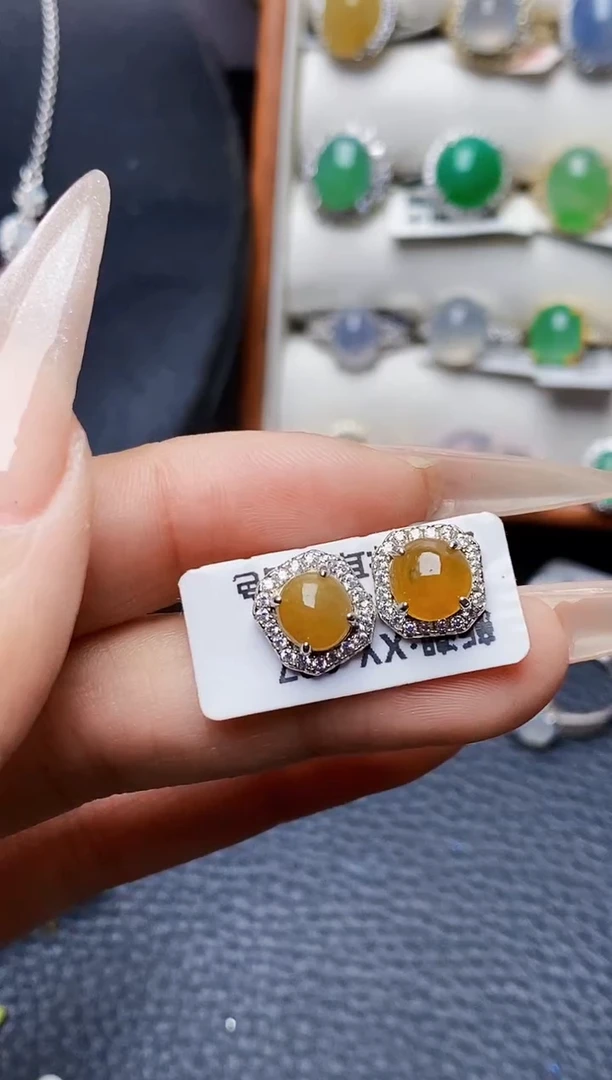 银S925镶嵌戒指翡翠1331