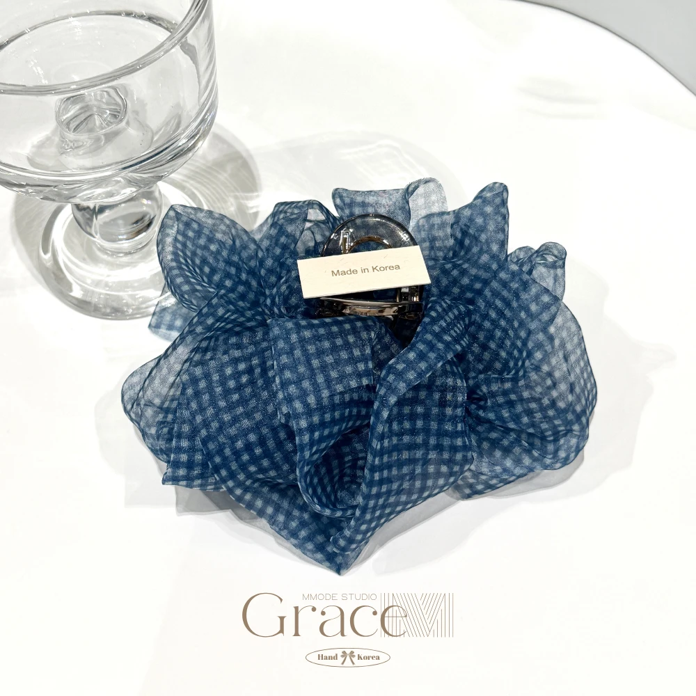 「心动系列-蓬蓬格」韩国25盛夏百搭大抓夹鲨鱼夹后盘发夹