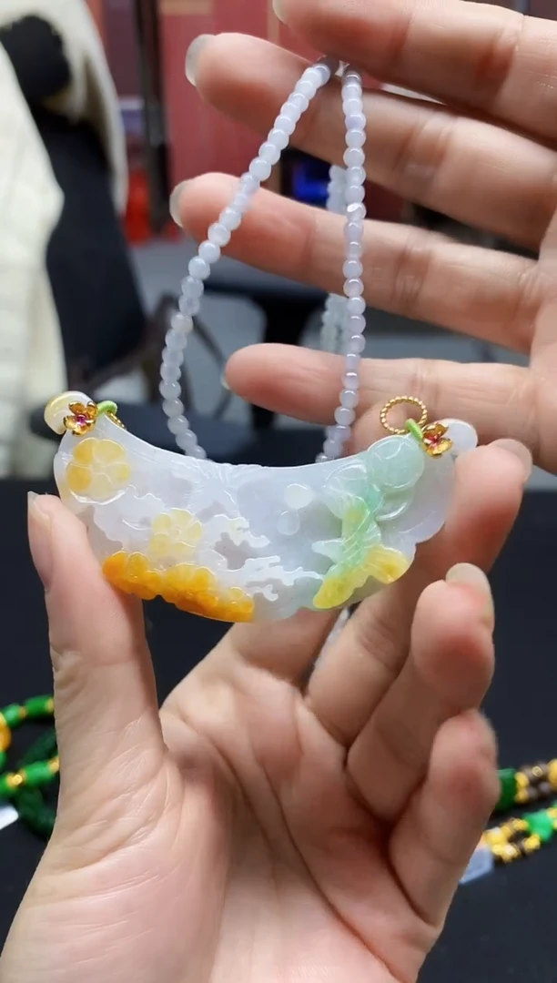 颈饰未镶嵌翡翠翡翠吊坠