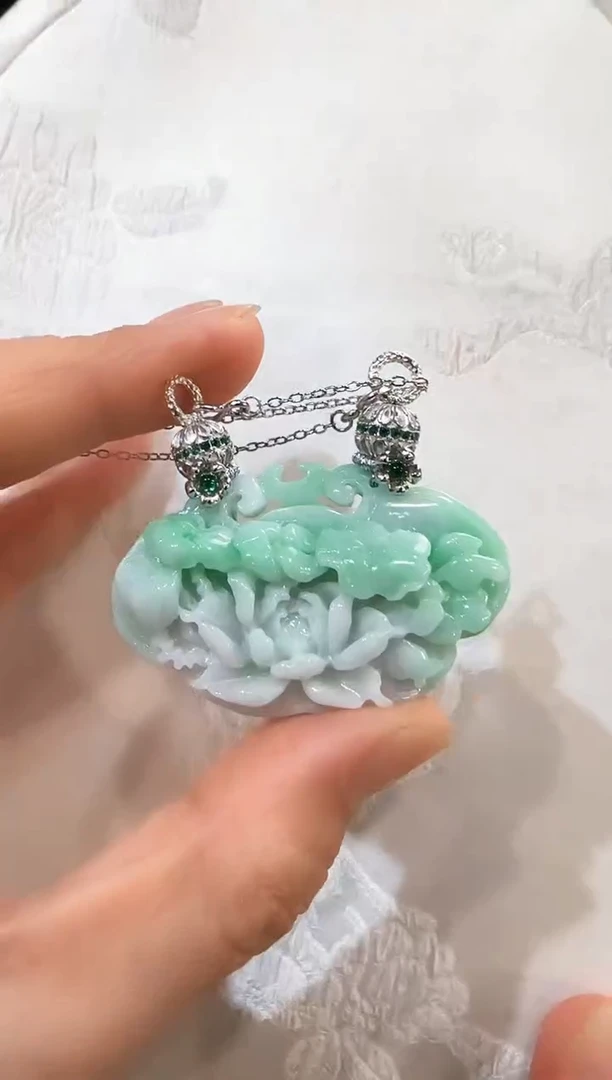 颈饰未镶嵌翡翠国风