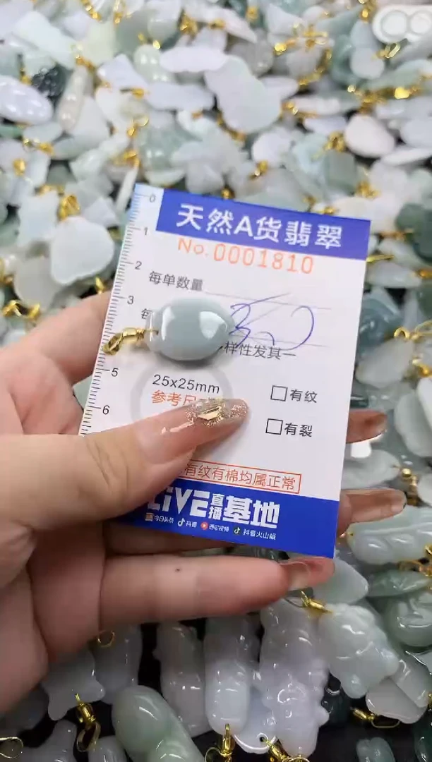 翡翠未镶嵌颈饰天然A货翡翠