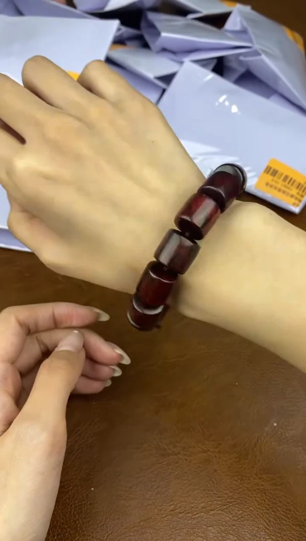 小叶紫檀桶珠商品链接@@YS975