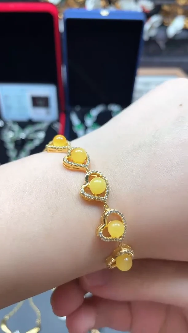 手链蜜蜡未镶嵌多样性发货拍一发一