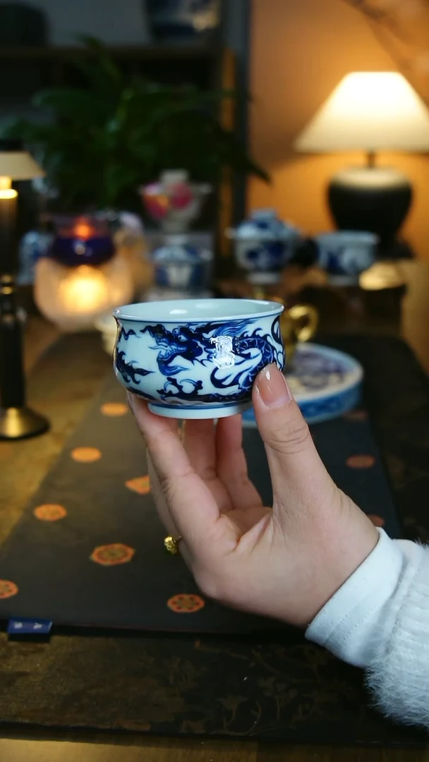 青花龙主人杯111111