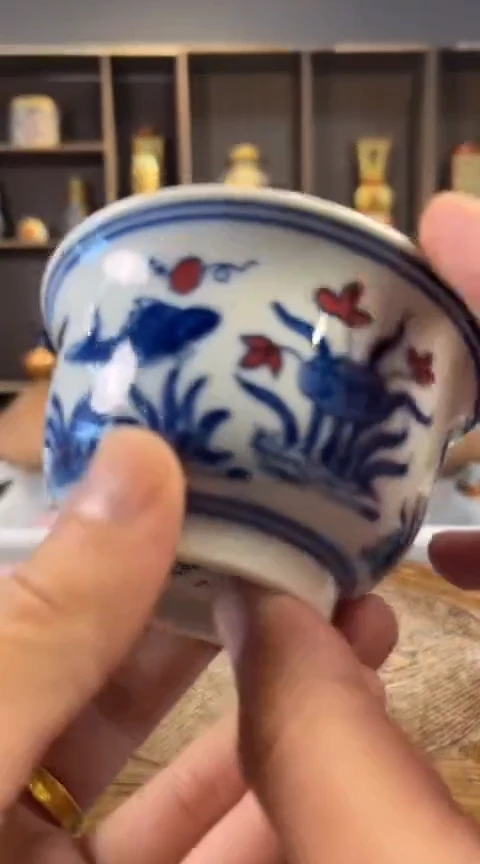 摆件景德镇陶瓷青花摆件43