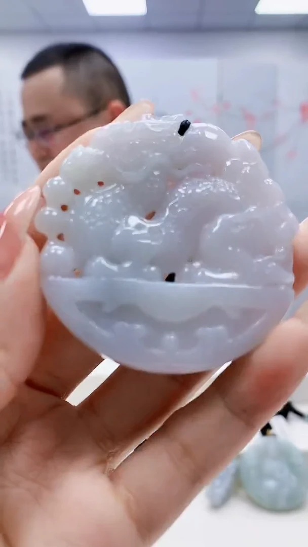 未镶嵌定制翡翠5167ty-毛货挂件90