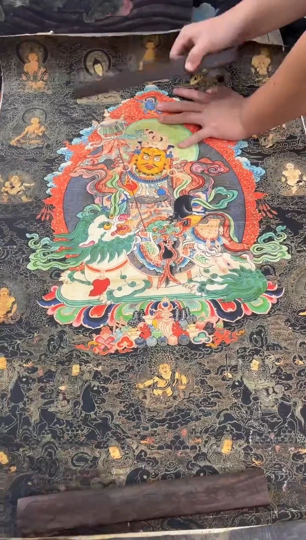 卷轴画大朱画院老六专属W944