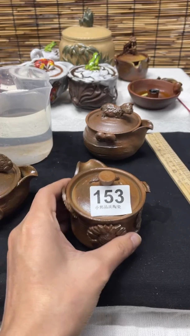 【闪购商品】杯153精美粗陶手工柴烧
