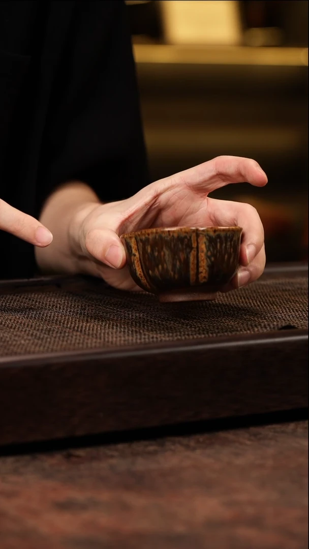 茶壶紫砂柴烧锦囊杯