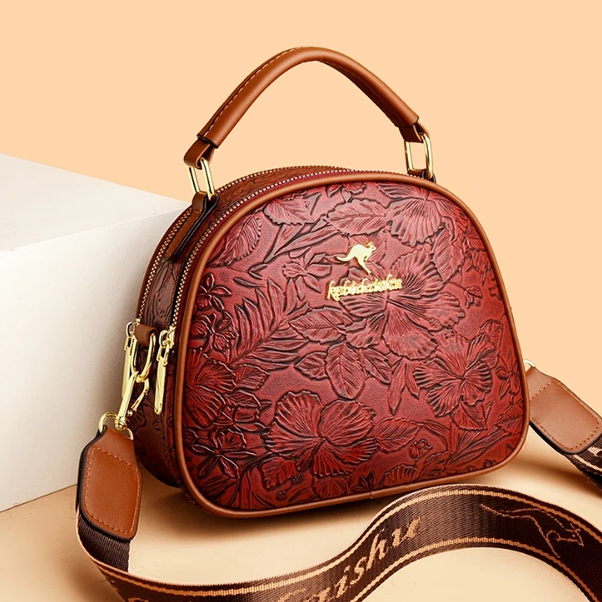 【长20高17厚10】时尚单肩手提洋气百搭斜挎包8009红色