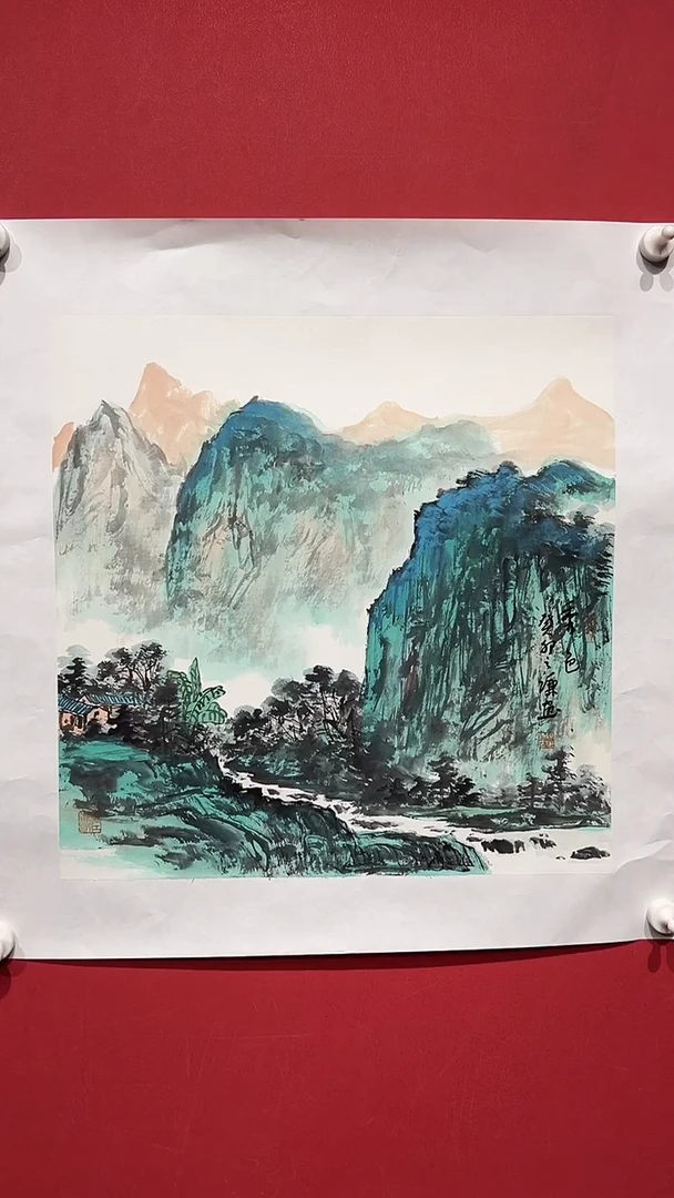 国画陈之谦-2平尺-国画