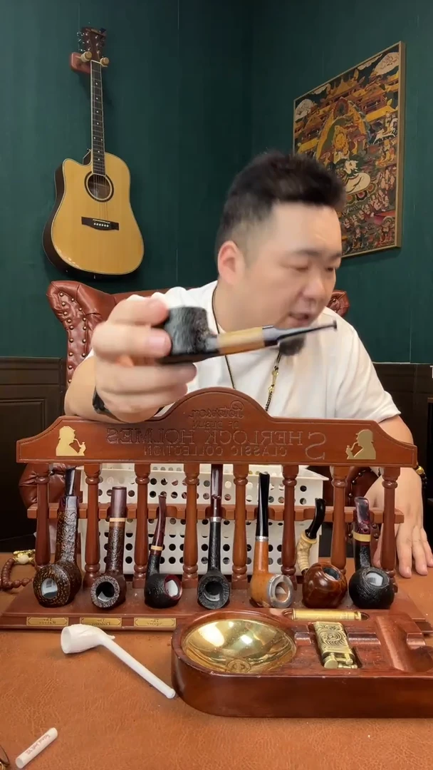 石楠木木雕款意大利进口石楠木烟斗