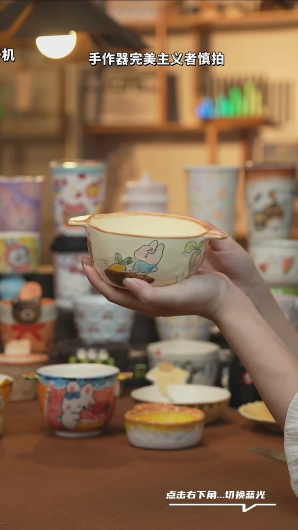 瓷片A084设计师原创手绘陶瓷