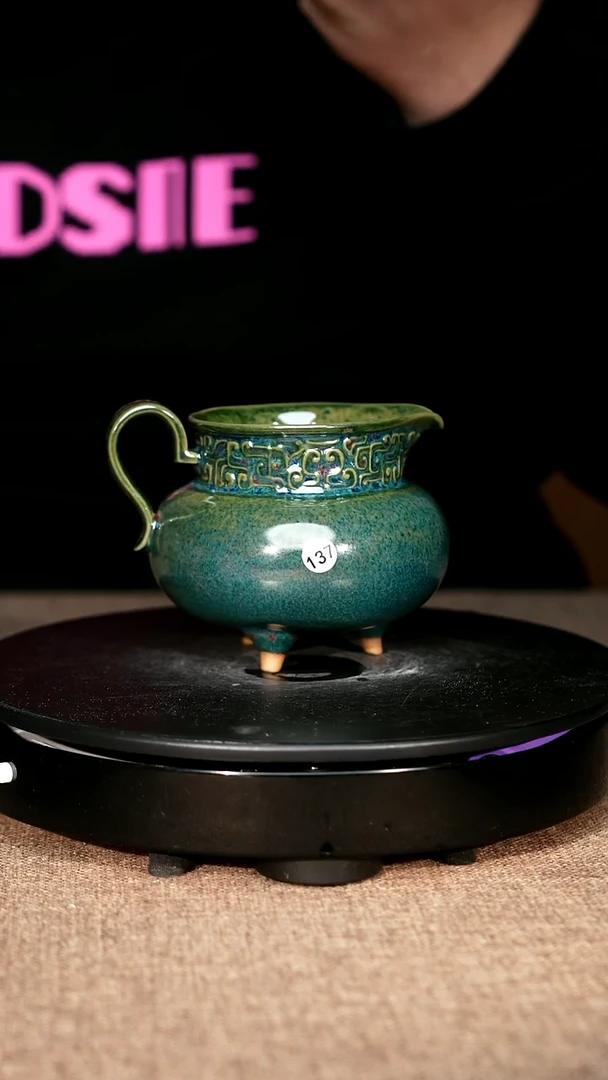137#于大鹏一级品原矿钧瓷公道杯