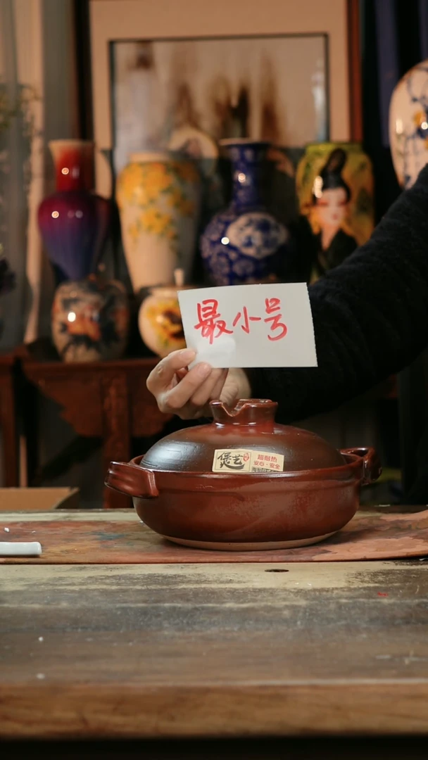 【闪购商品】瓷片景德镇纯手工釉下彩精品花瓶