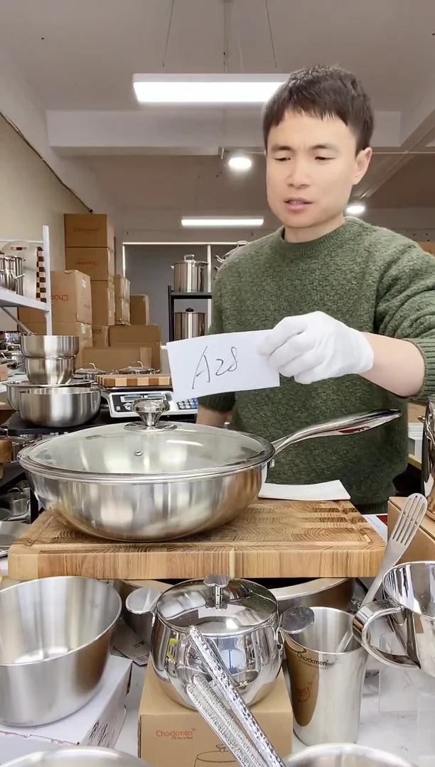 【闪购商品】A28 微瑕32cm炒锅