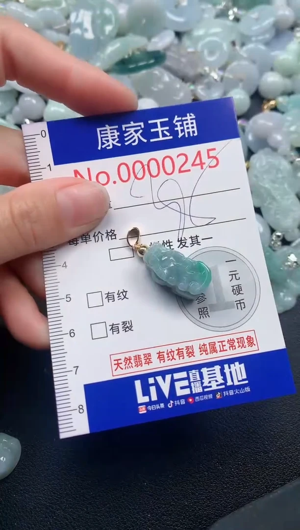 吊坠(不含链)未镶嵌翡翠245