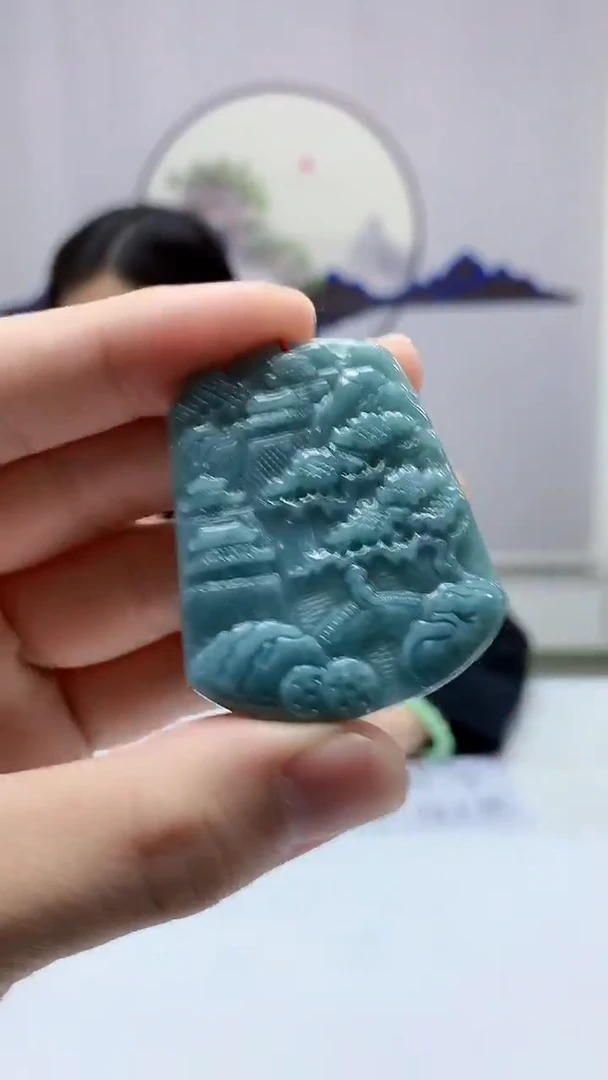 【闪购商品】翡翠颈饰未镶嵌4852bb-jj挂件3