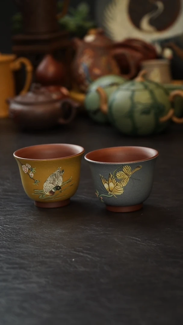 茶杯紫砂宜兴紫砂杯主人杯z