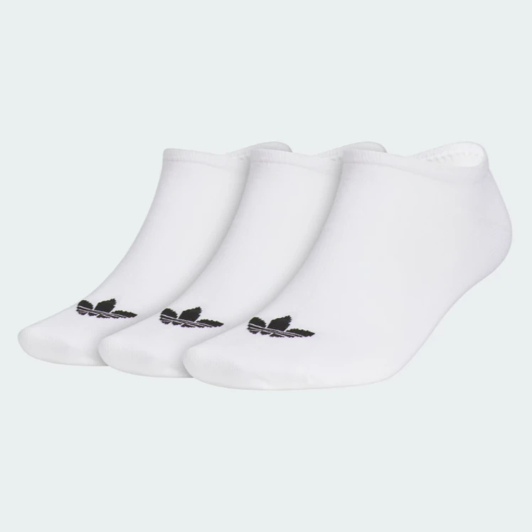 adidas/阿迪达斯三叶草白色舒适跑步运动休闲透气短袜子JC9285