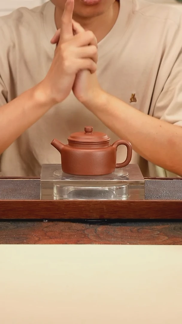 茶壶紫砂德钟壶头槽清150cc内推孔