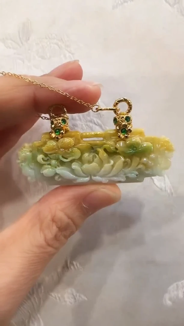 颈饰未镶嵌翡翠国风