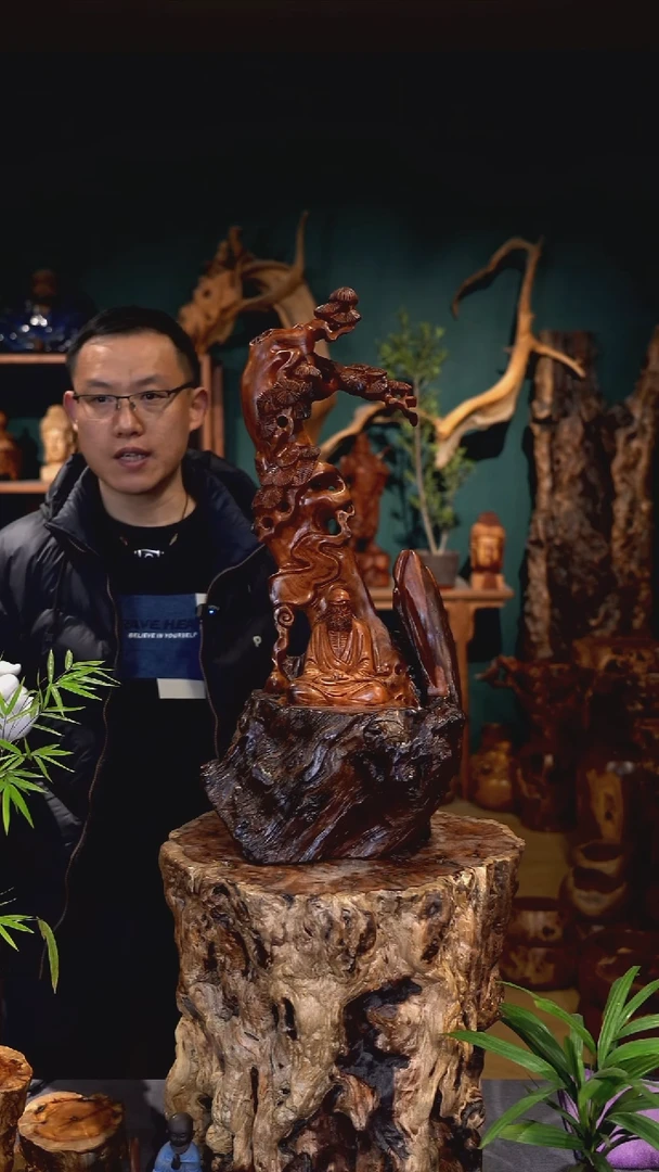 木雷击枣木达摩悟道