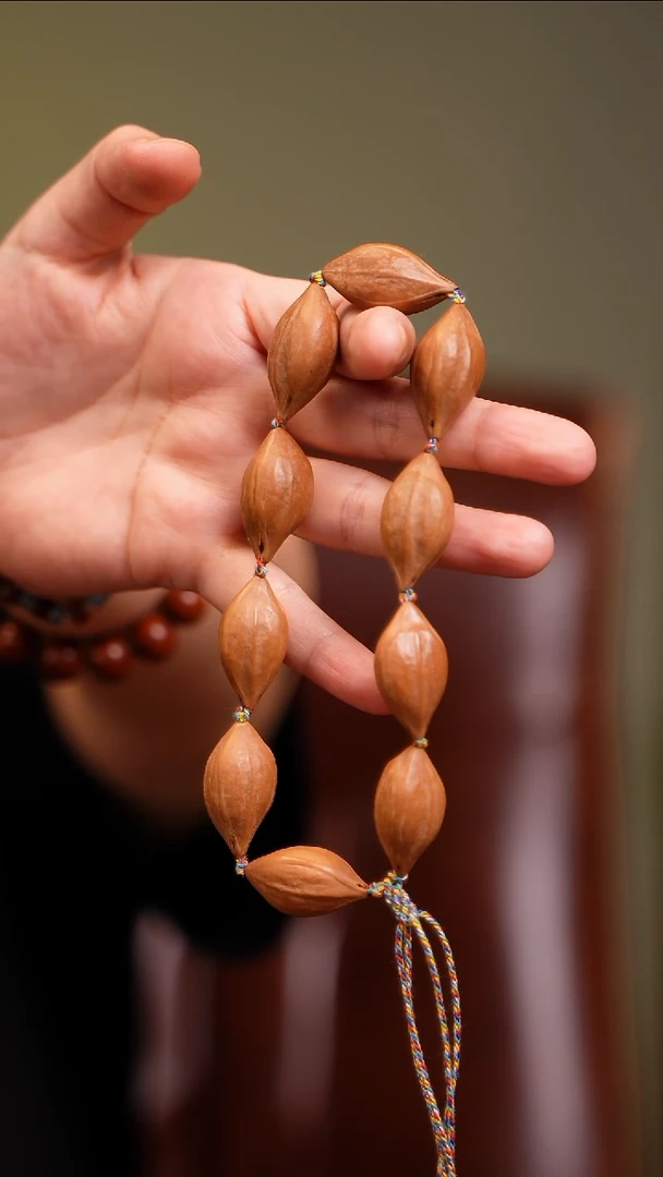 橄榄核手串登***平苏工橄榄核