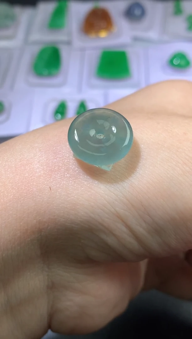 未镶嵌定制翡翠毛货 15*4
