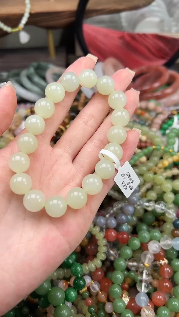 手链未镶嵌和田玉卡12 晴水  拍一发一