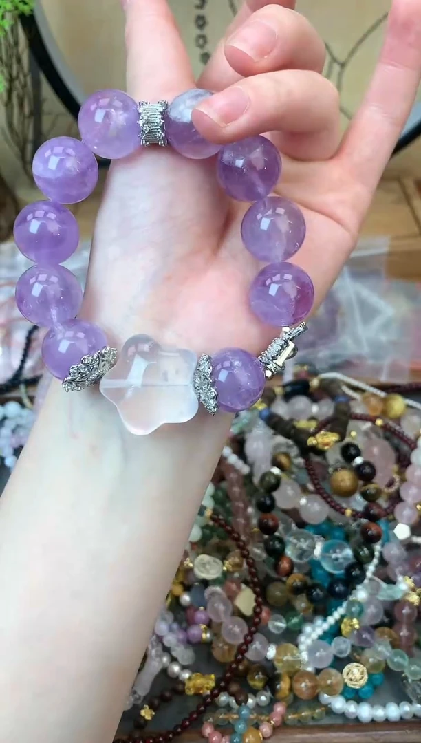 【闪购商品】紫晶手链未镶嵌360微瑕