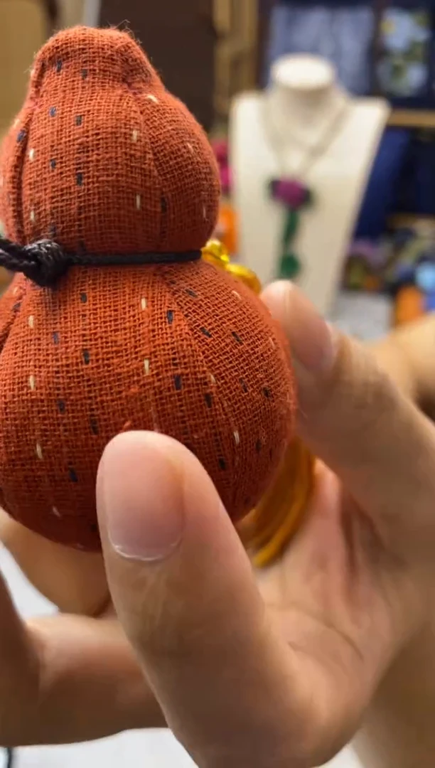 新品布艺葫芦车挂（红色）——