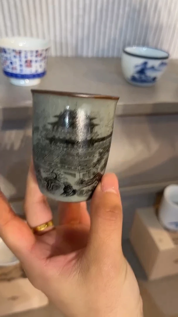 景德镇高温瓷岳阳楼