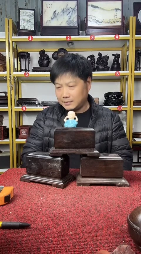 木非洲黑檀3个底座处理