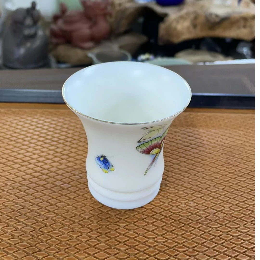 日式回流蝴蝶夫人开口主人杯