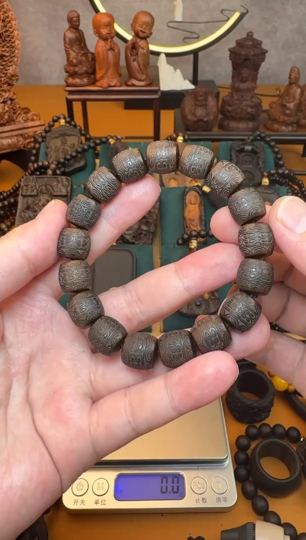 贡木手串/手链《巴布亚贡木》回纹单圈手串