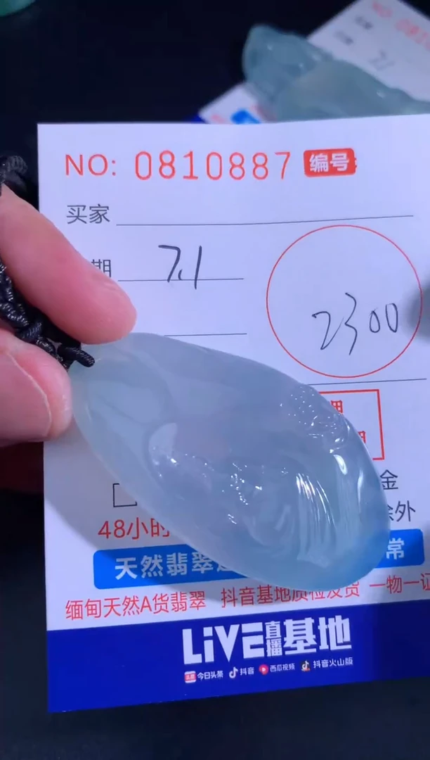 翡翠未镶嵌颈饰天然A货翡翠