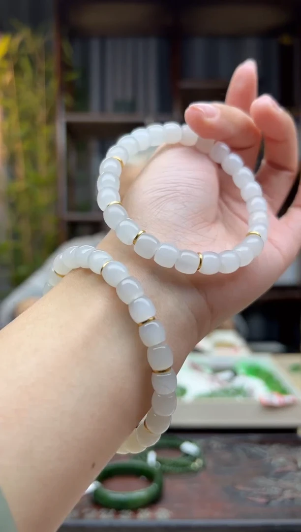 【闪购商品】和田玉颈饰未镶嵌手串    多样性发货拍一发一
