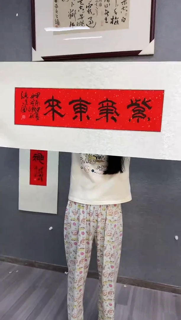 国画家***主200号张先富书法镜芯