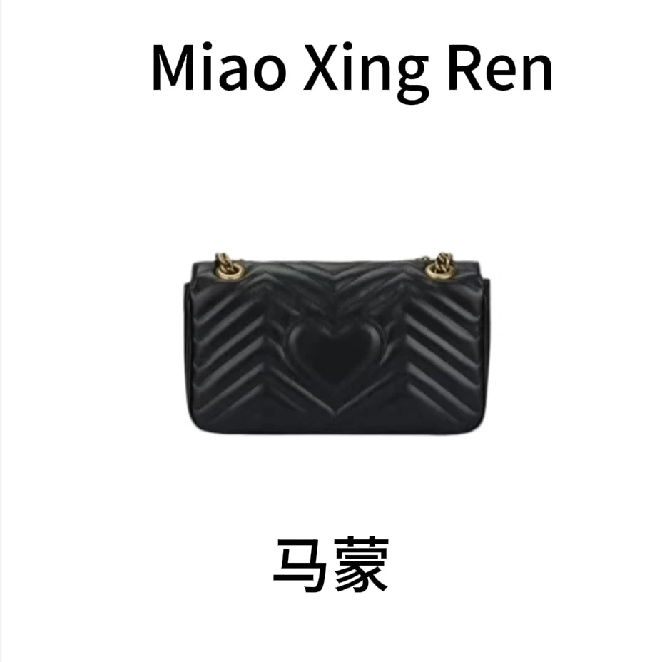 喵星人高定—马蒙—潮流耐磨都市简约白色时尚肩包优雅风小香风