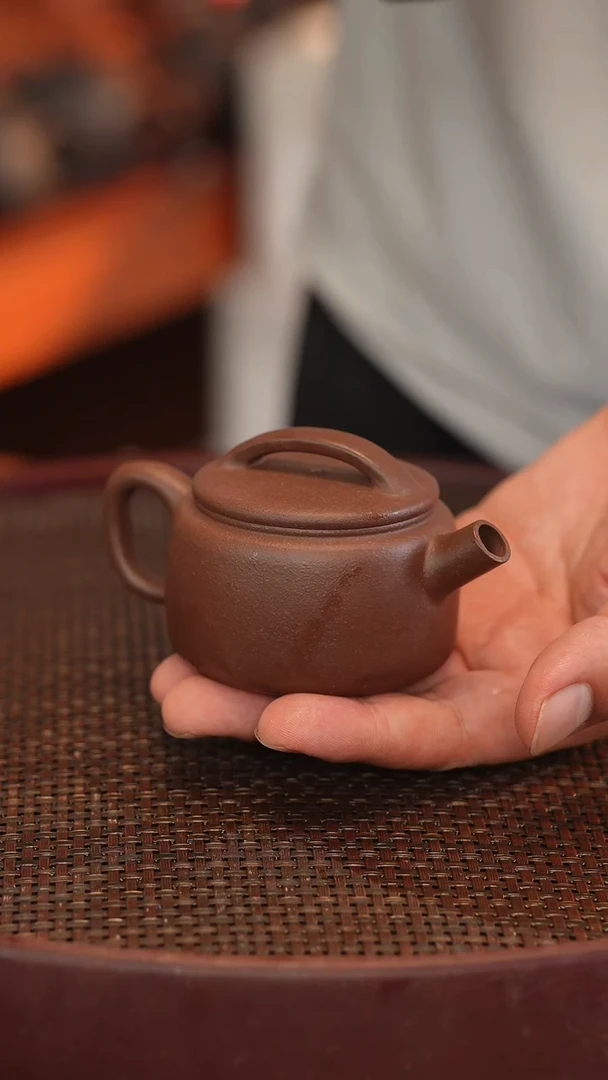 茶壶紫砂原矿手工制作