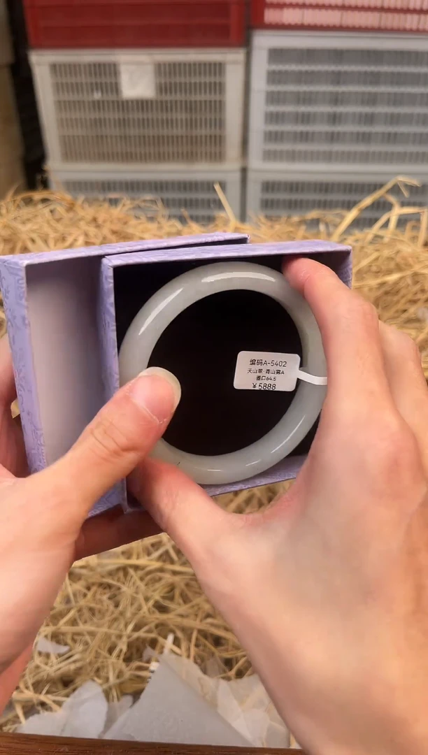 未镶嵌手镯石英质玉编号A-5402