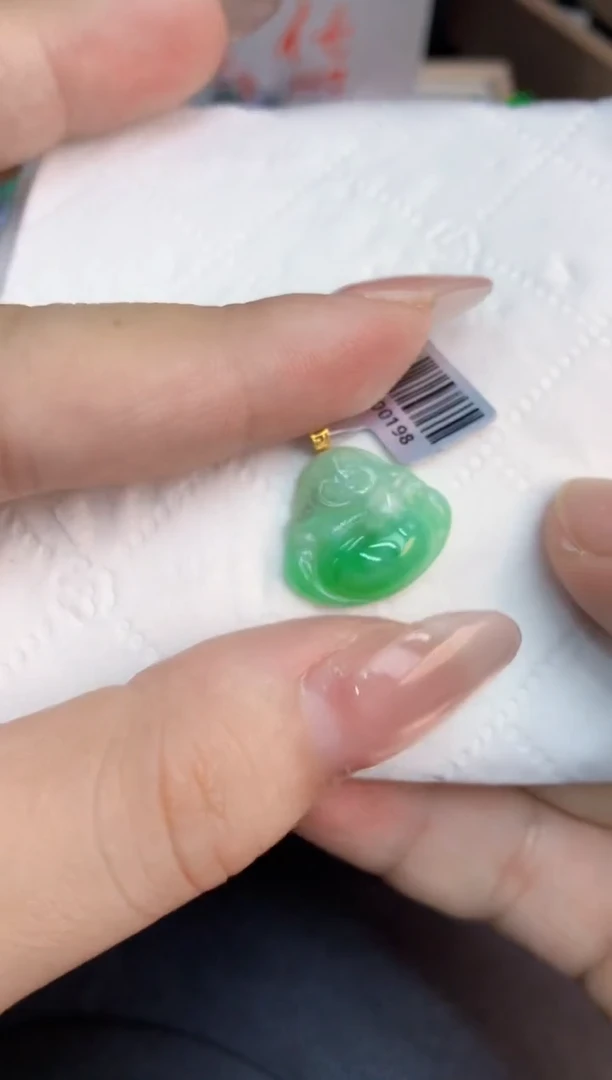 翡翠未镶嵌吊坠(不含链)1