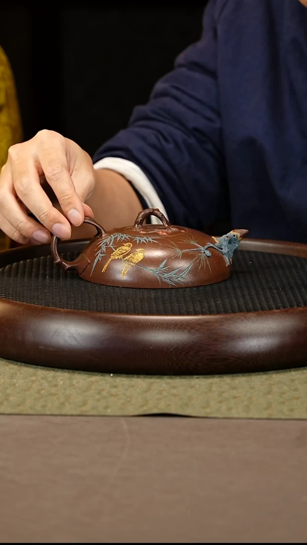 茶壶紫砂89 邵德华 紫泥 半月270cc