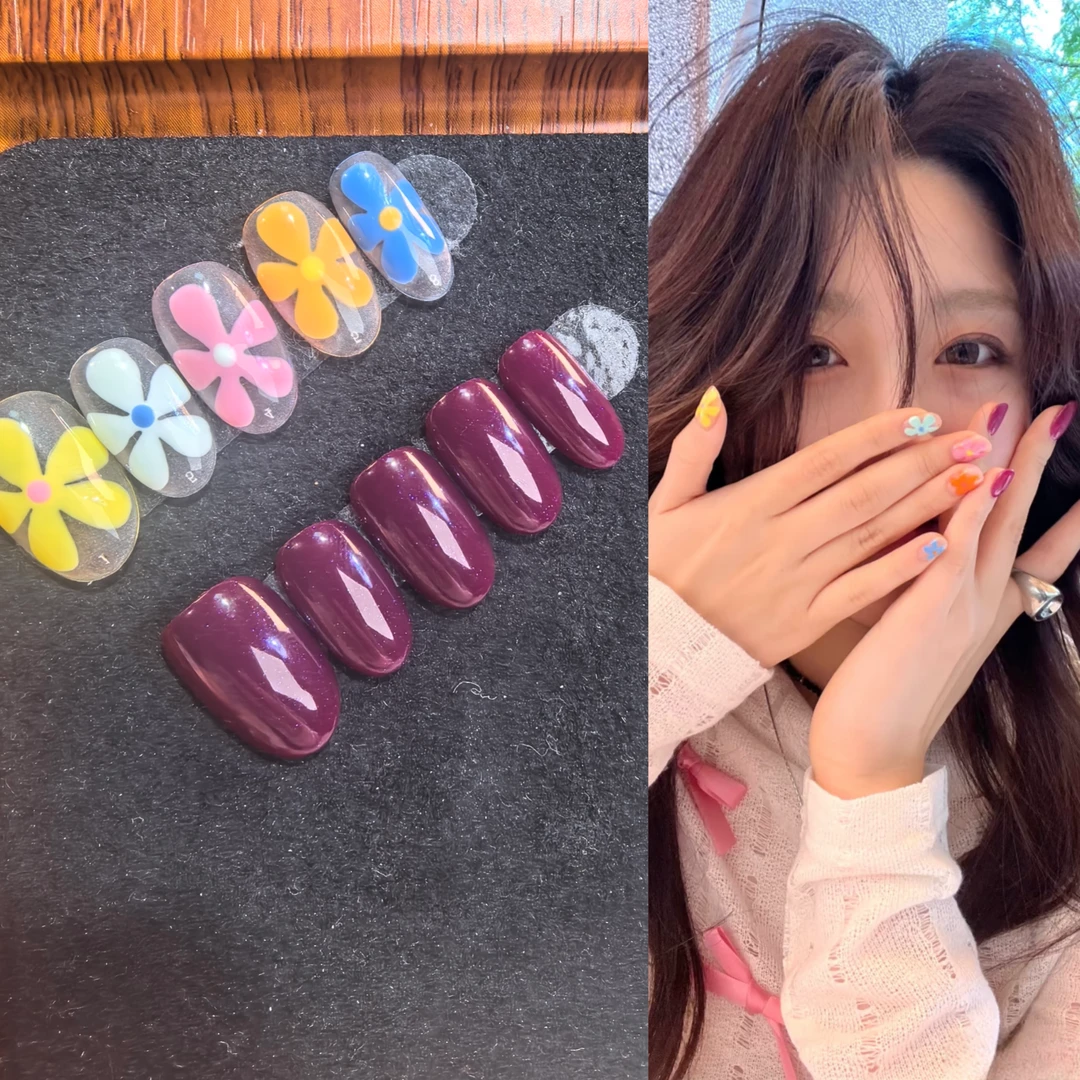 【春季少女】ins风高级小众穿戴甲纯手工定制穿戴甲