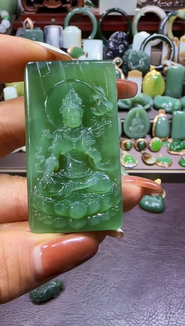 未镶嵌和田玉挂件 【宏1218】54