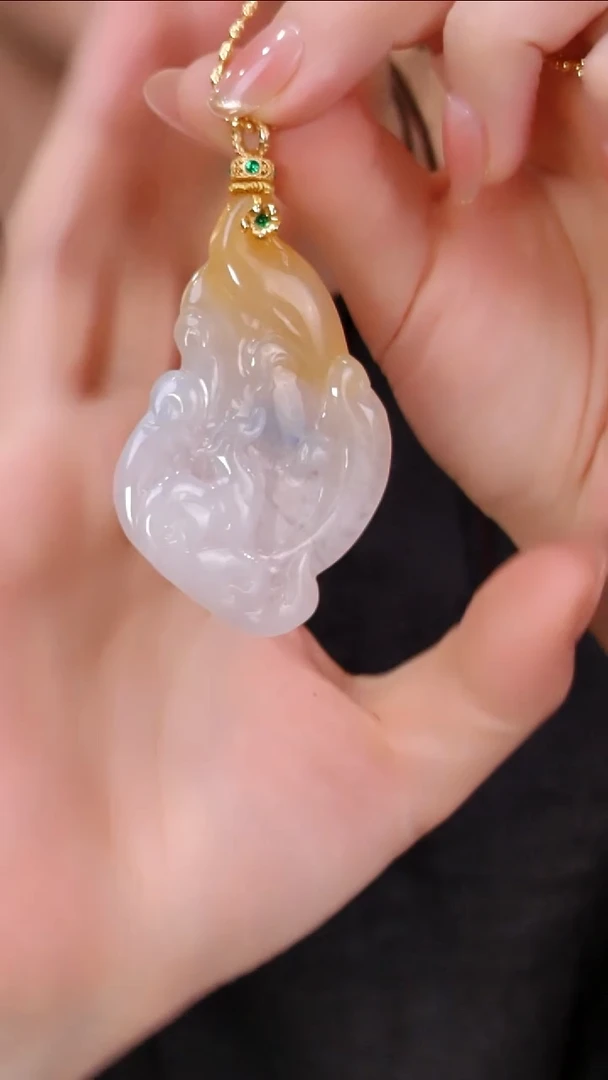 颈饰未镶嵌翡翠国风