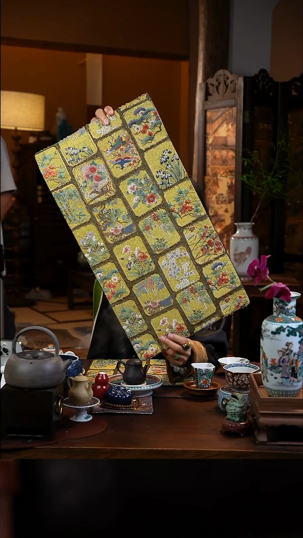 西阵织茶席大号  景德镇陶瓷福利款